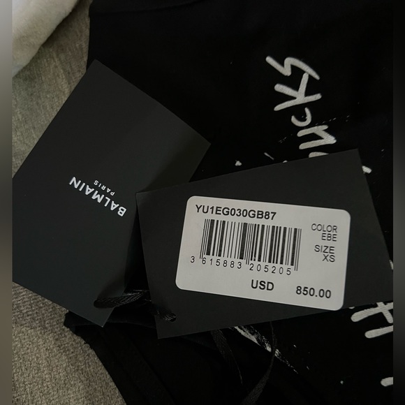 New BALMAIN Unisex T Shirt - Picture 5 of 8